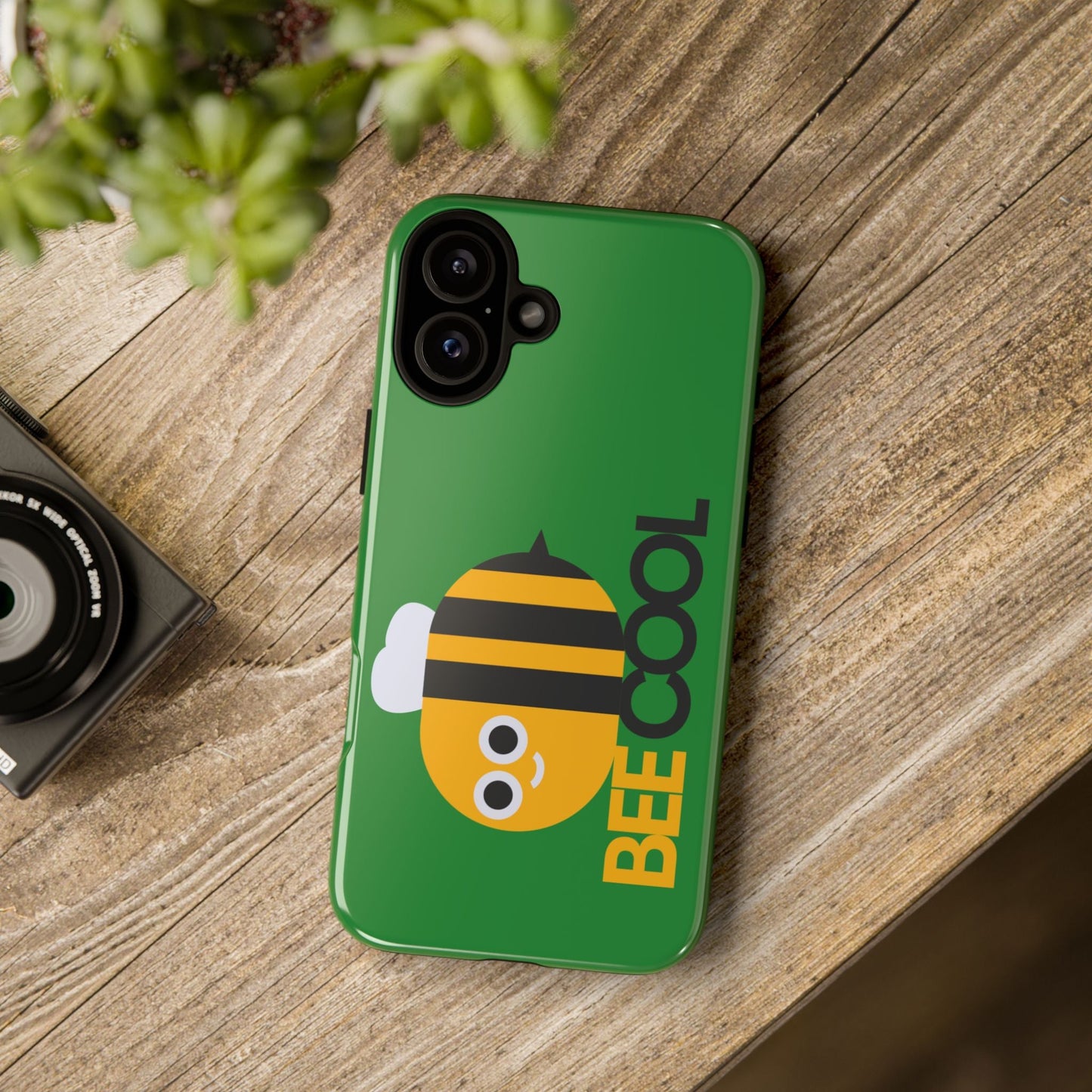 Bee Cool Phone Case - Cute Bee Design | Tough Protective Cover for iPhone & Samsung - Geo Rocks The 'Tism