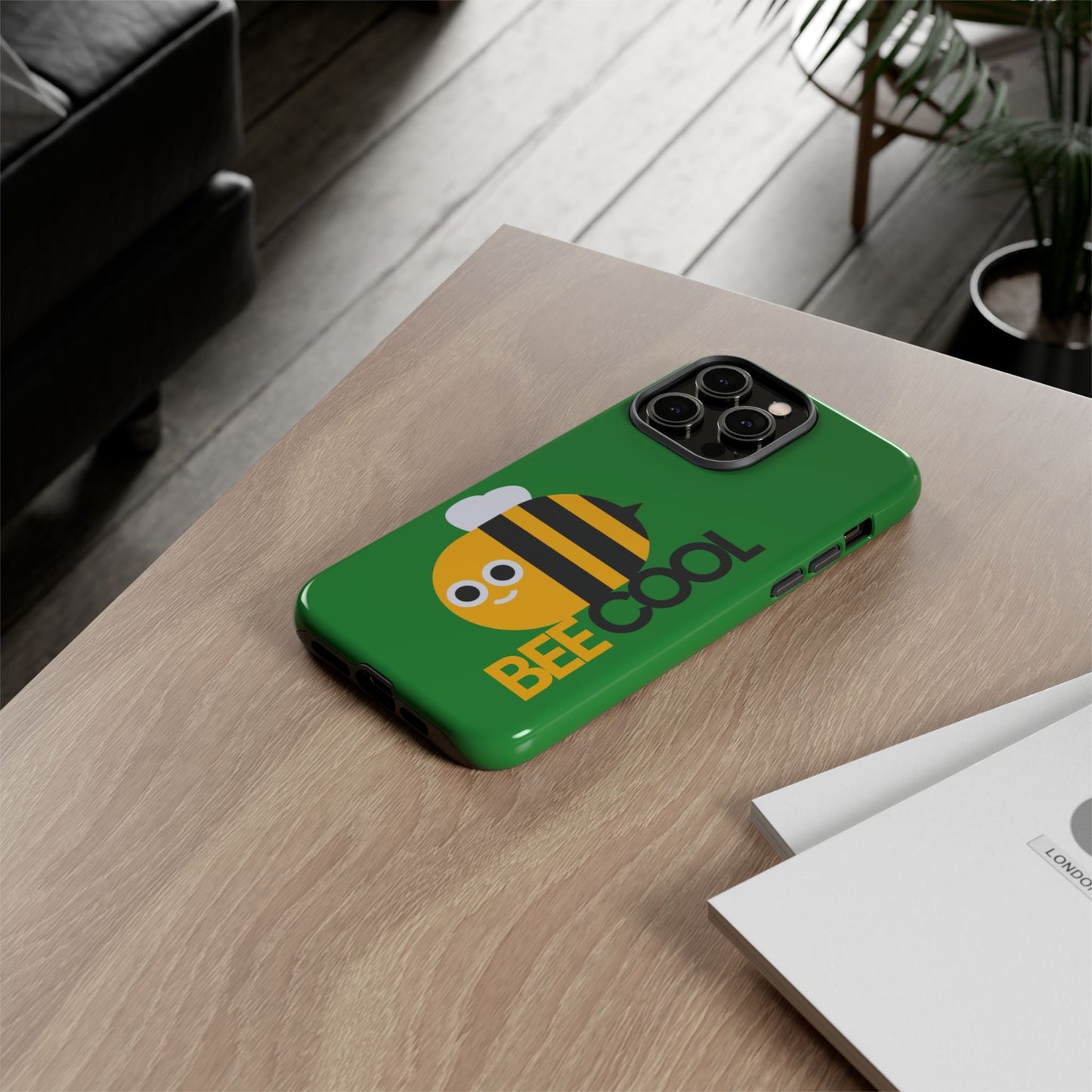 Bee Cool Phone Case - Cute Bee Design | Tough Protective Cover for iPhone & Samsung - Geo Rocks The 'Tism