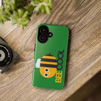 Bee Cool Phone Case - Cute Bee Design | Tough Protective Cover for iPhone & Samsung - Geo Rocks The 'Tism