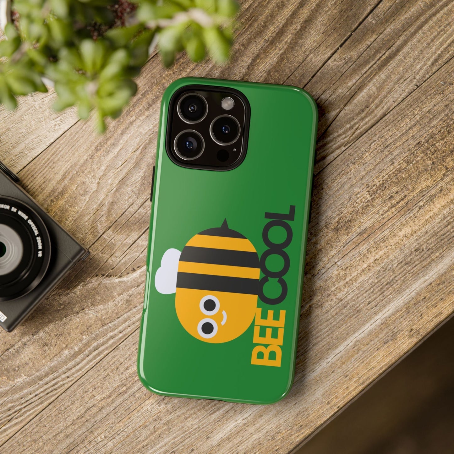 Bee Cool Phone Case - Cute Bee Design | Tough Protective Cover for iPhone & Samsung - Geo Rocks The 'Tism