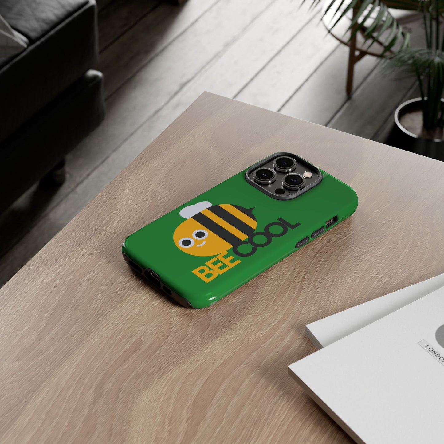 Bee Cool Phone Case - Cute Bee Design | Tough Protective Cover for iPhone & Samsung - Geo Rocks The 'Tism