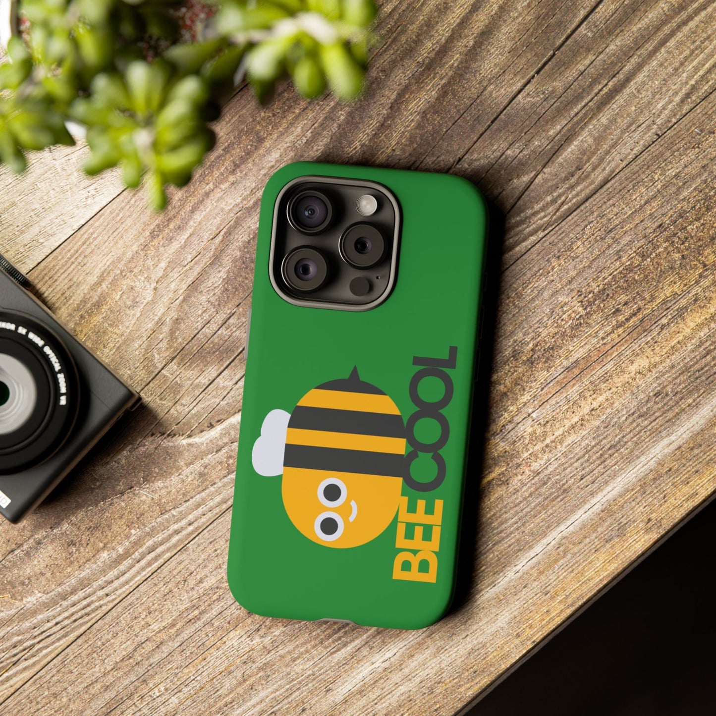 Bee Cool Phone Case - Cute Bee Design | Tough Protective Cover for iPhone & Samsung - Geo Rocks The 'Tism