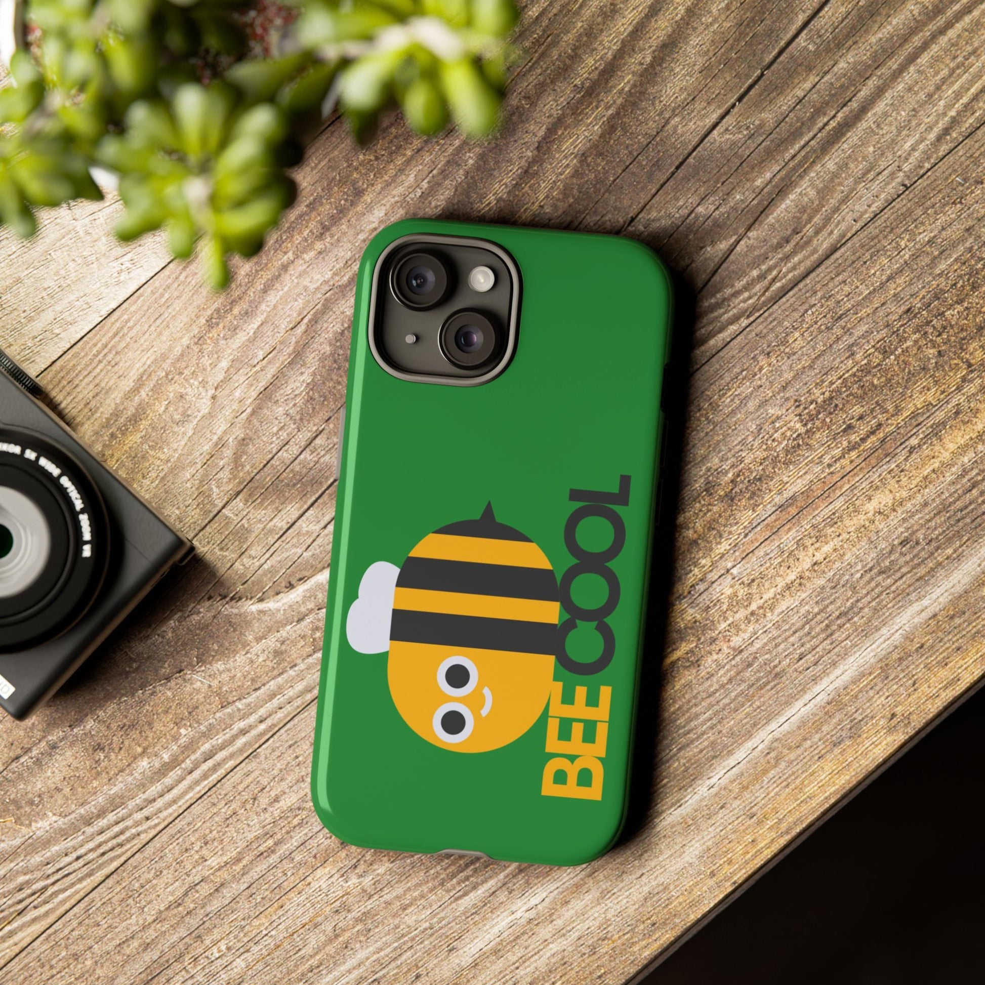 Bee Cool Phone Case - Cute Bee Design | Tough Protective Cover for iPhone & Samsung - Geo Rocks The 'Tism
