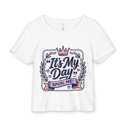 Birthday "It's My Day" Baby Tee — Cute Celebratory Toddler Shirt - Geo Rocks The 'Tism