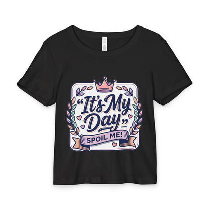 Birthday "It's My Day" Baby Tee — Cute Celebratory Toddler Shirt - Geo Rocks The 'Tism