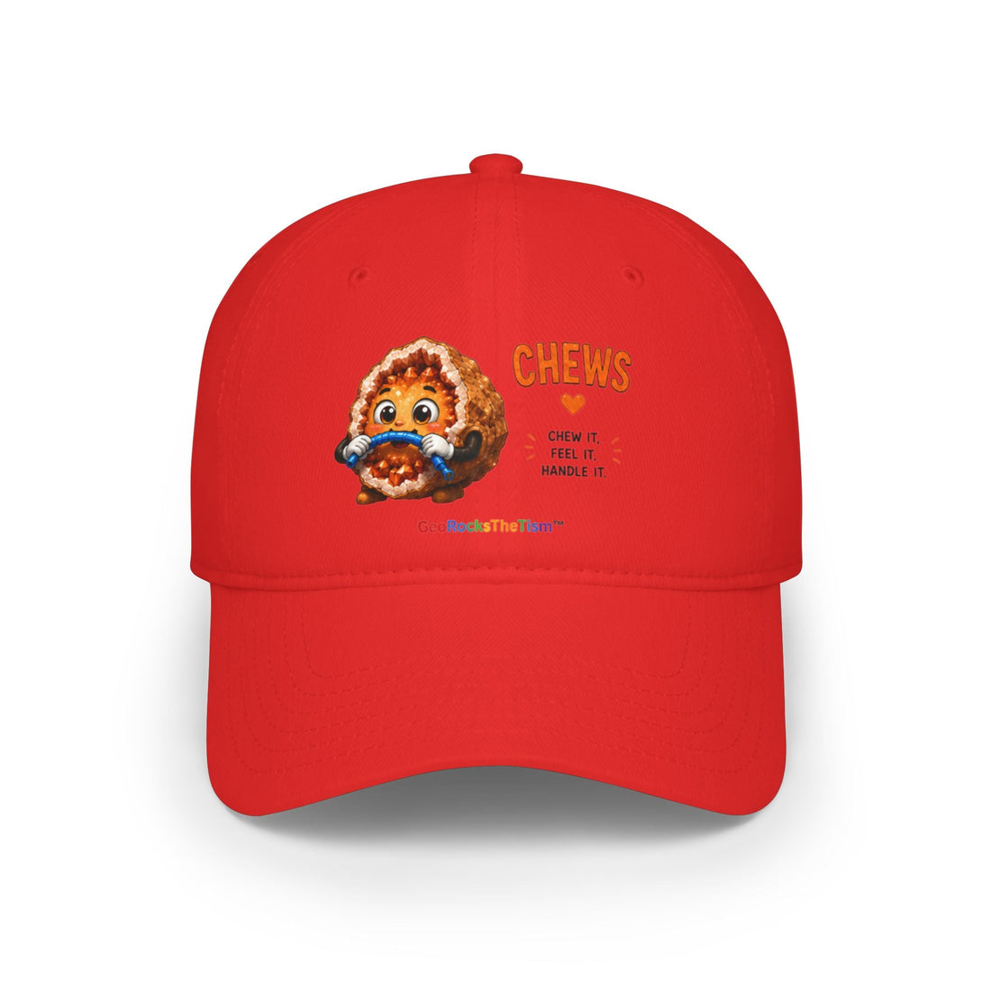 "Chews" Stimming Geode -Autism Self Sensory Regulation Cap - Geo Rocks The 'Tism
