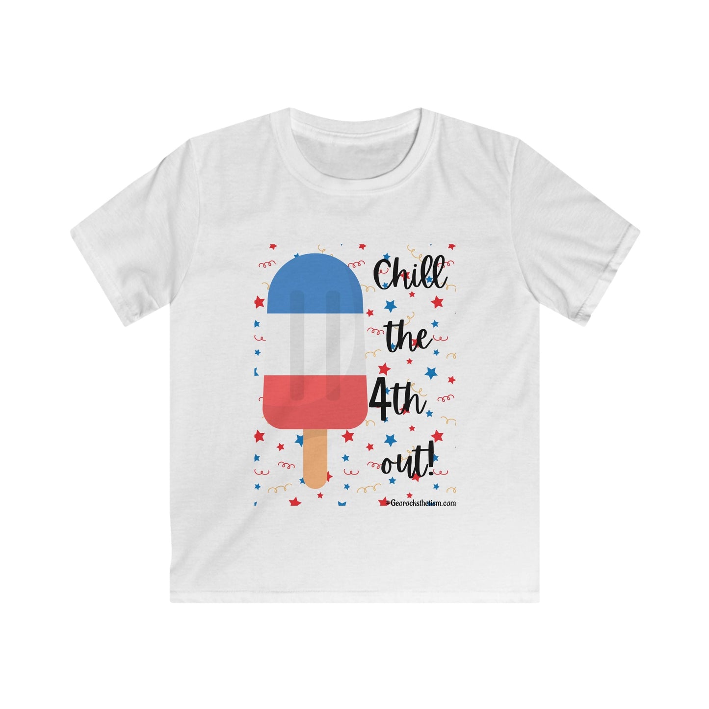 Chill the 4th Out Kids' Tee - Geo Rocks The 'Tism