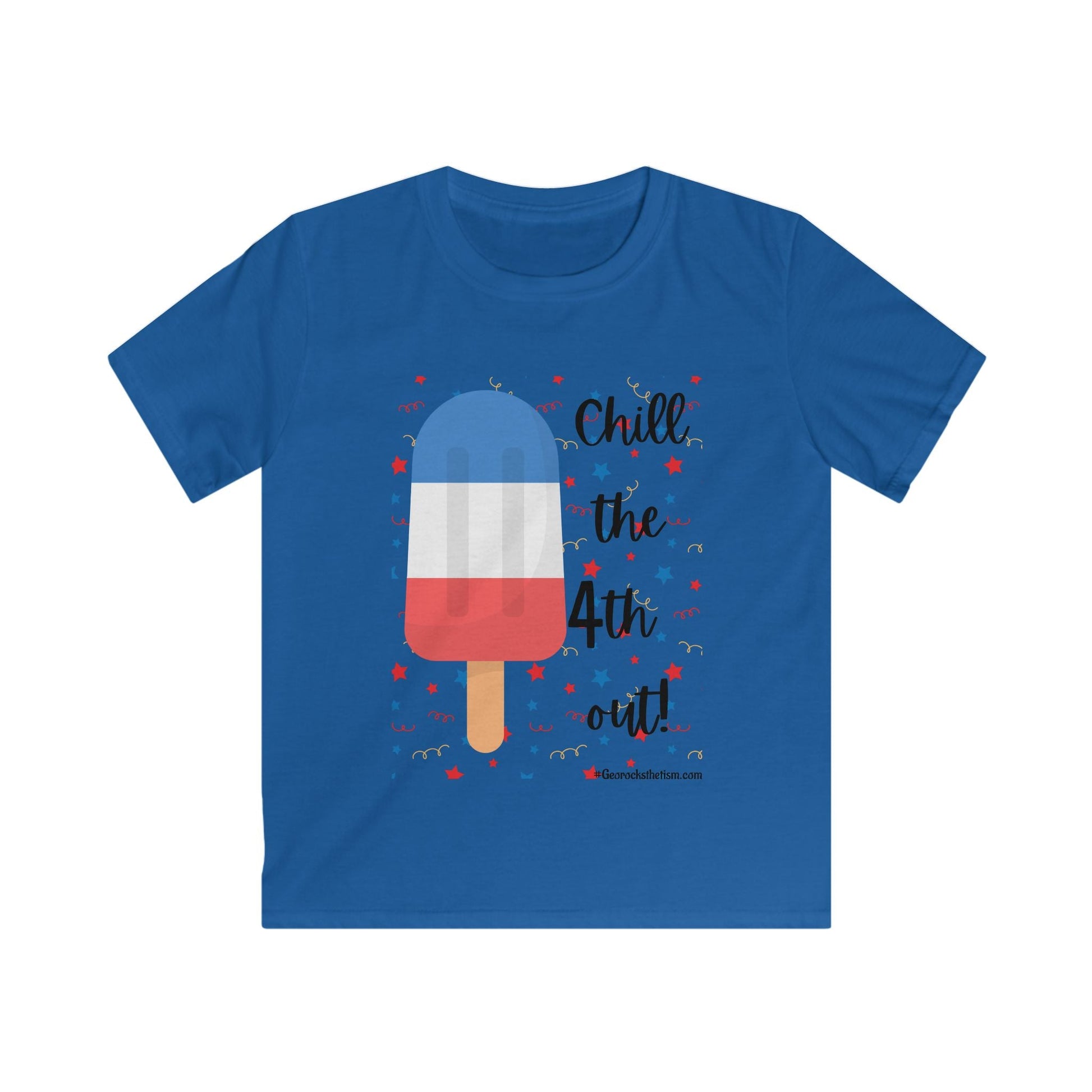 Chill the 4th Out Kids' Tee - Geo Rocks The 'Tism