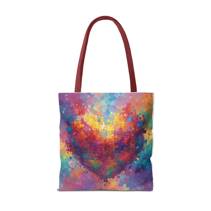 Colorful Watercolor Print Autism Awareness Gift for Women & Teachers - Geo Rocks The 'Tism