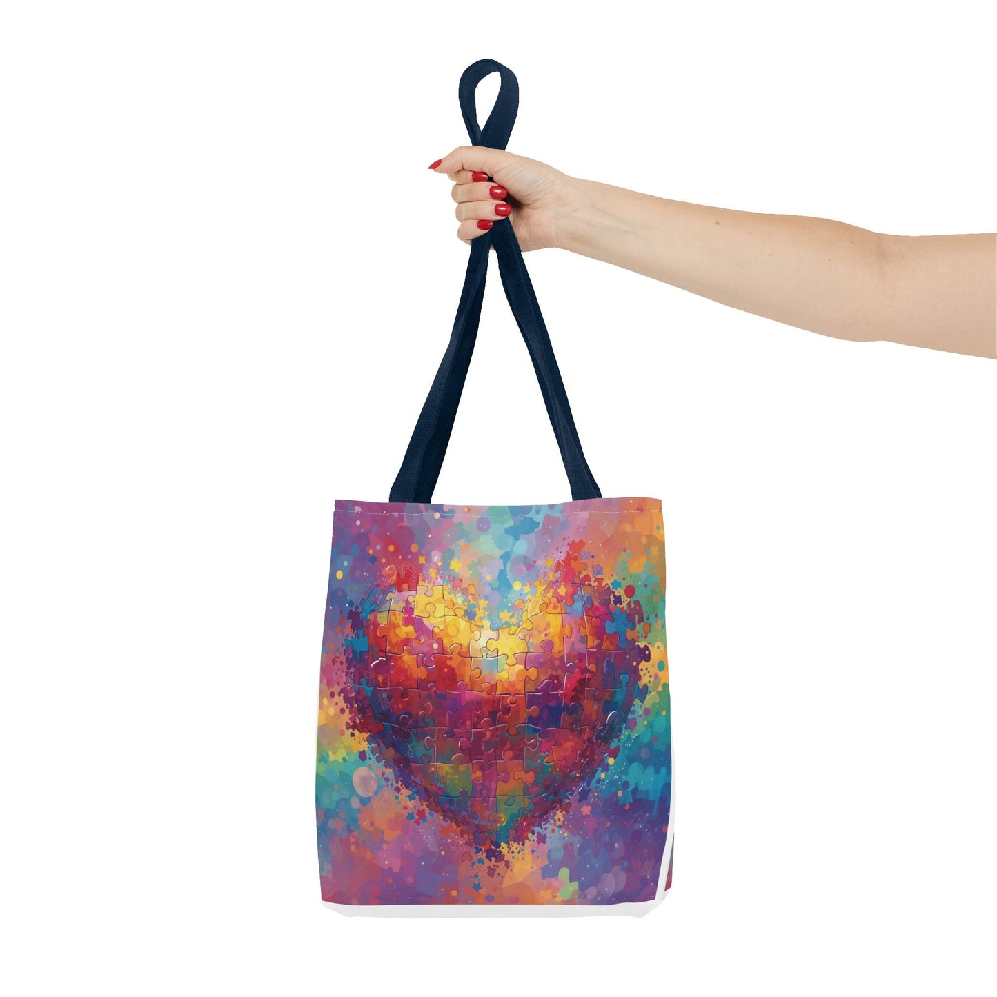 Colorful Watercolor Print Autism Awareness Gift for Women & Teachers - Geo Rocks The 'Tism