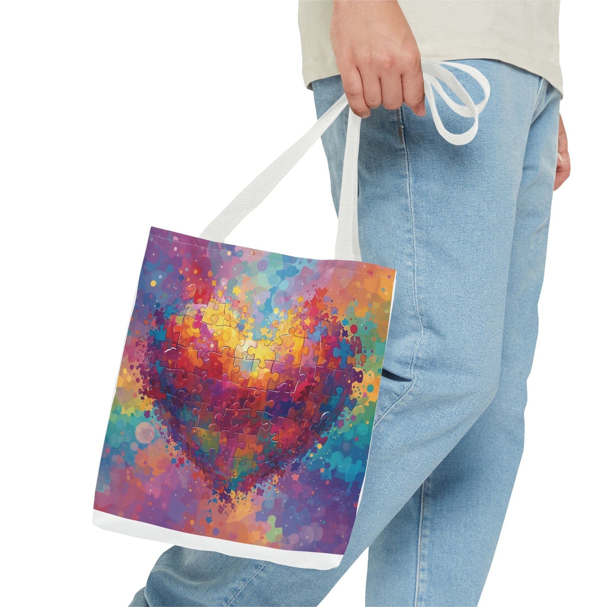 Colorful Watercolor Print Autism Awareness Gift for Women & Teachers - Geo Rocks The 'Tism