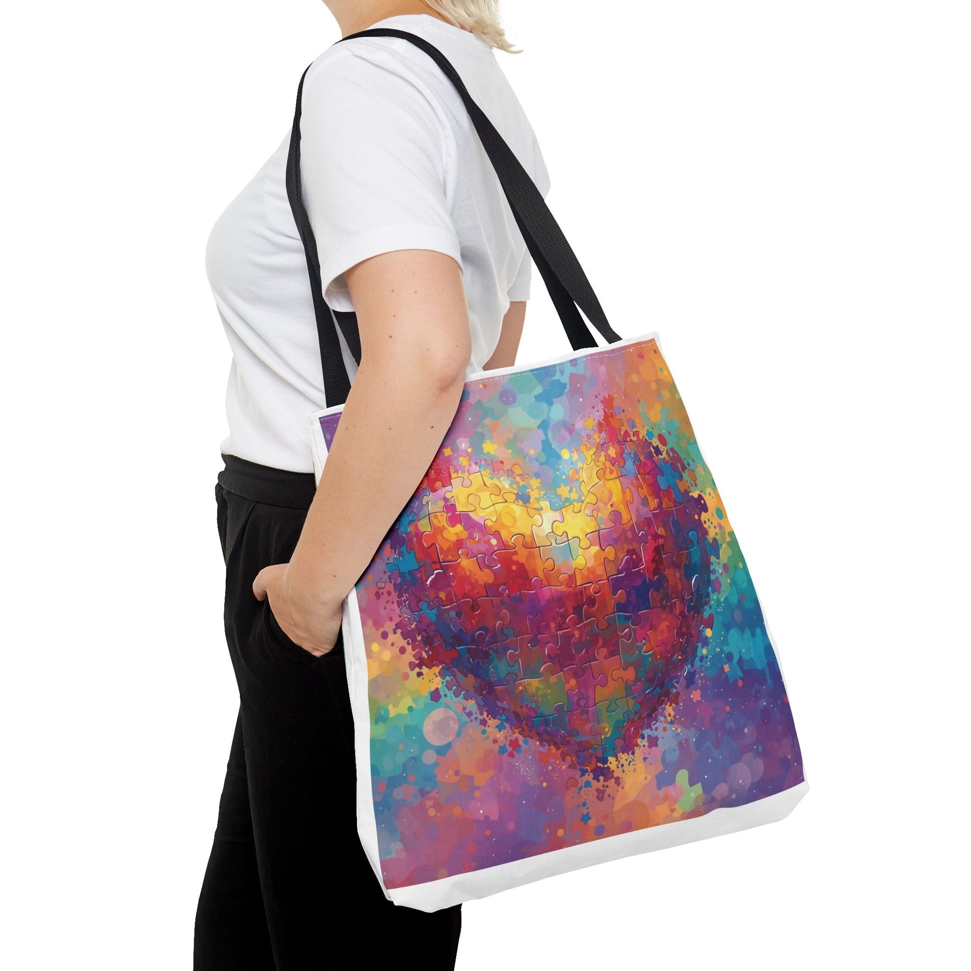 Colorful Watercolor Print Autism Awareness Gift for Women & Teachers - Geo Rocks The 'Tism
