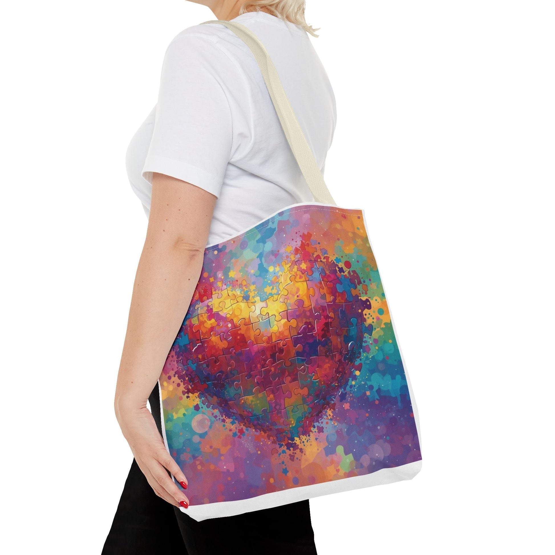 Colorful Watercolor Print Autism Awareness Gift for Women & Teachers - Geo Rocks The 'Tism
