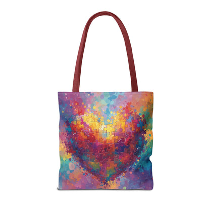 Colorful Watercolor Print Autism Awareness Gift for Women & Teachers - Geo Rocks The 'Tism