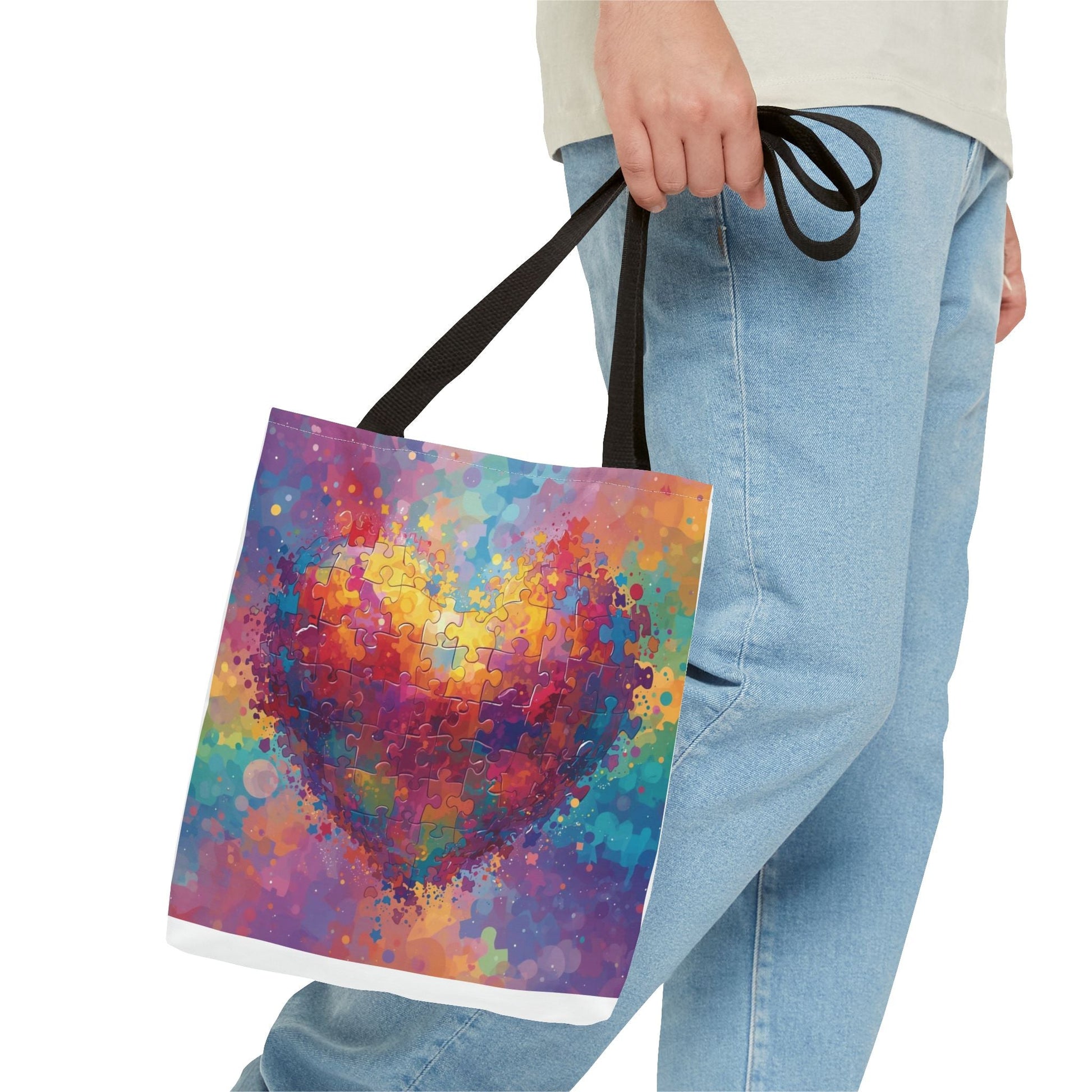 Colorful Watercolor Print Autism Awareness Gift for Women & Teachers - Geo Rocks The 'Tism