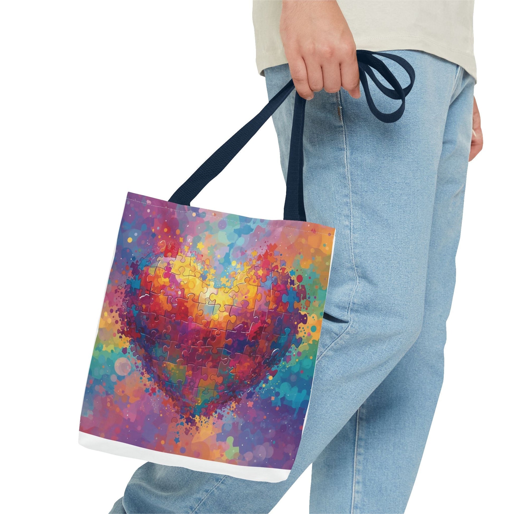 Colorful Watercolor Print Autism Awareness Gift for Women & Teachers - Geo Rocks The 'Tism