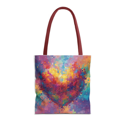 Colorful Watercolor Print Autism Awareness Gift for Women & Teachers - Geo Rocks The 'Tism