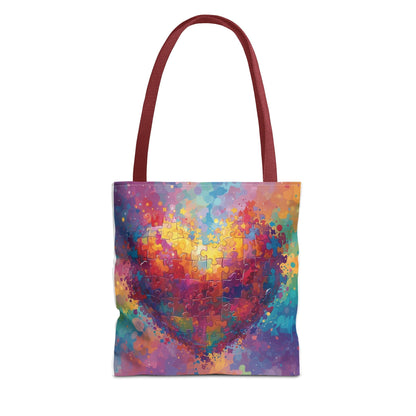Colorful Watercolor Print Autism Awareness Gift for Women & Teachers - Geo Rocks The 'Tism