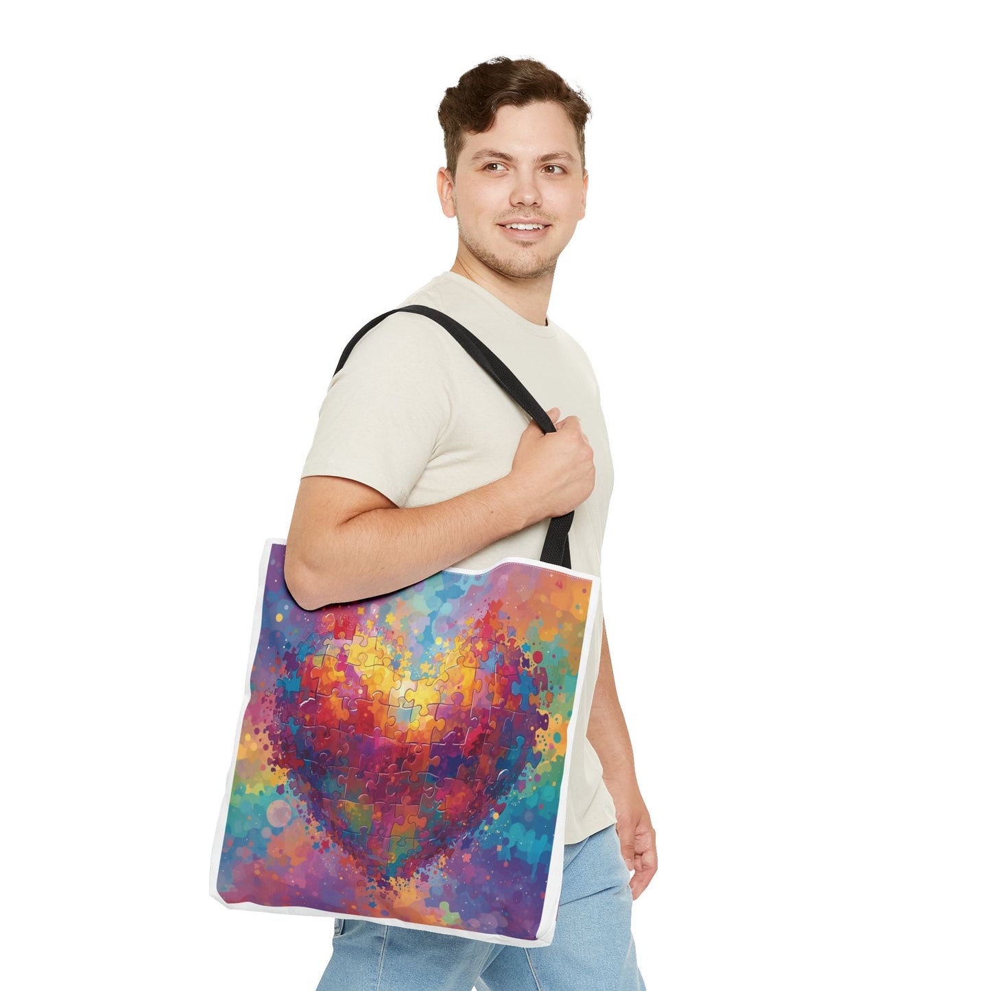 Colorful Watercolor Print Autism Awareness Gift for Women & Teachers - Geo Rocks The 'Tism