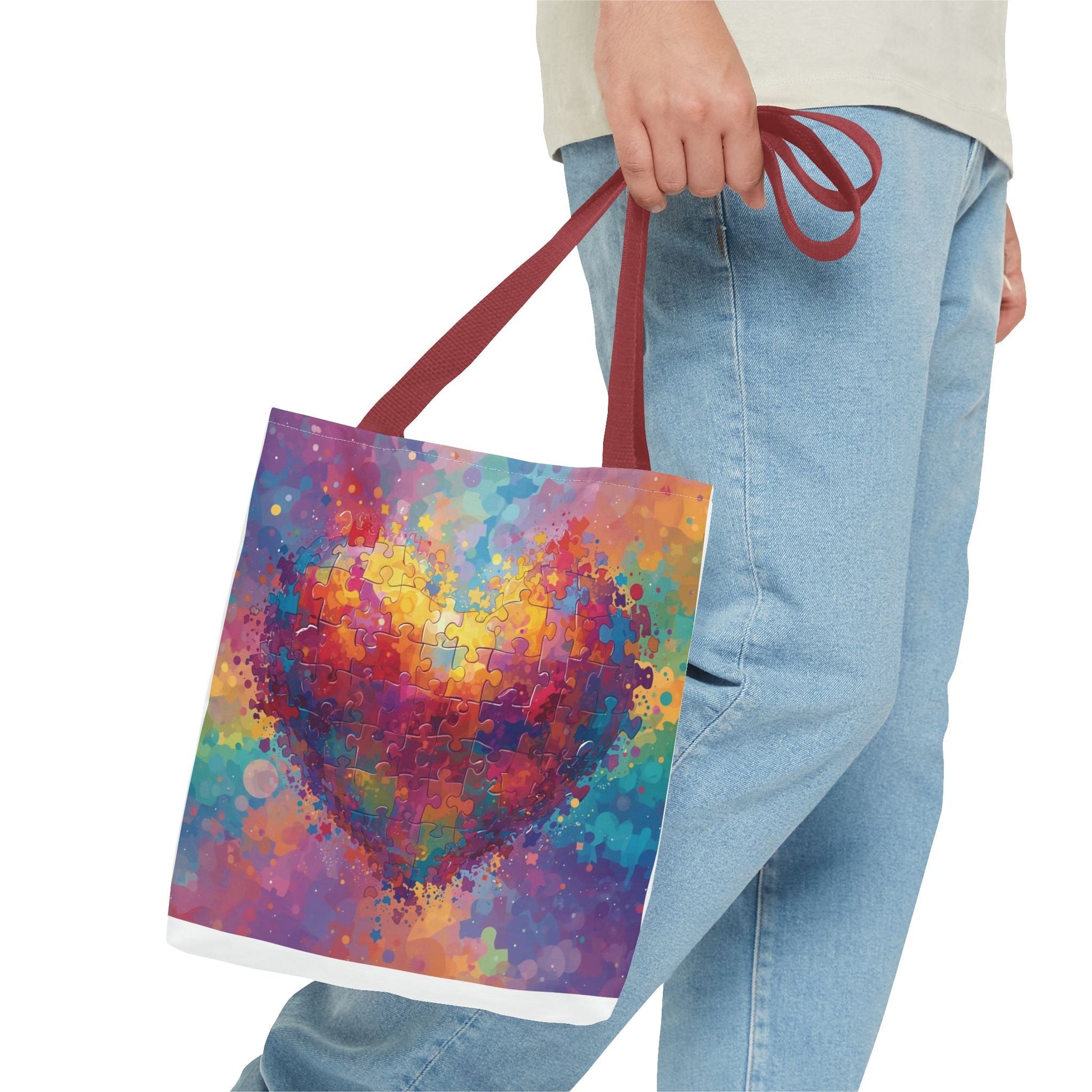 Colorful Watercolor Print Autism Awareness Gift for Women & Teachers - Geo Rocks The 'Tism