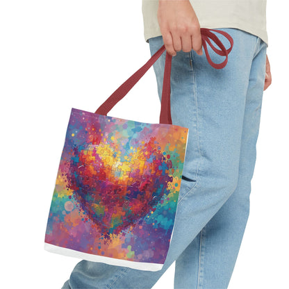 Colorful Watercolor Print Autism Awareness Gift for Women & Teachers - Geo Rocks The 'Tism