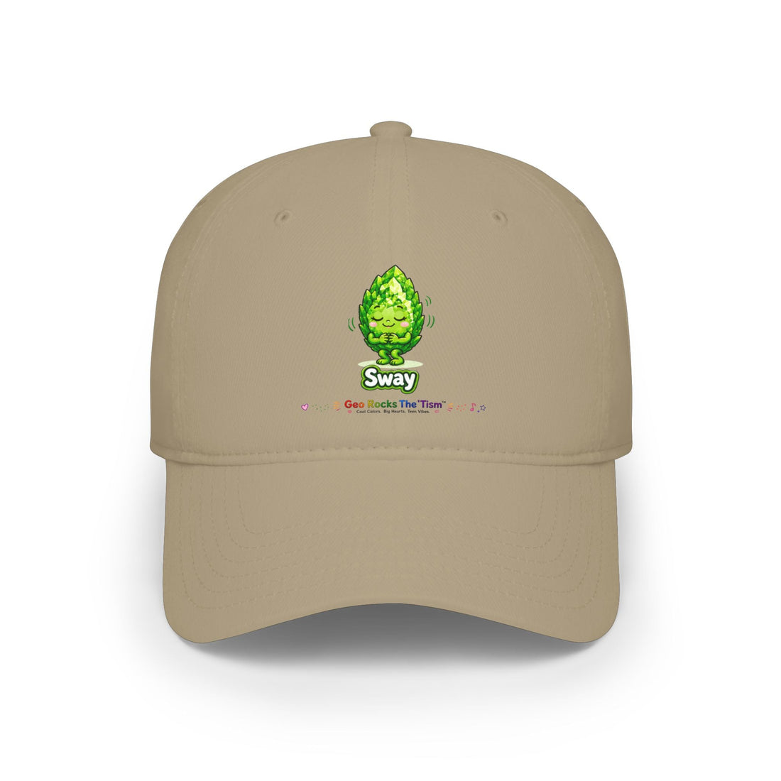 "Covers Eyes Sometimes" Stim Geode Cap - Geo Rocks The 'Tism