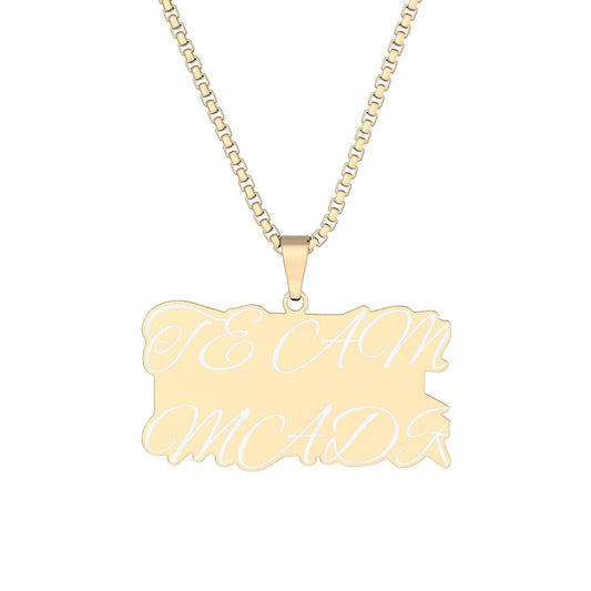 Custom Photo Cutout Pendant Necklace — Personalized Photo Silhouette Jewelry - Geo Rocks The 'Tism
