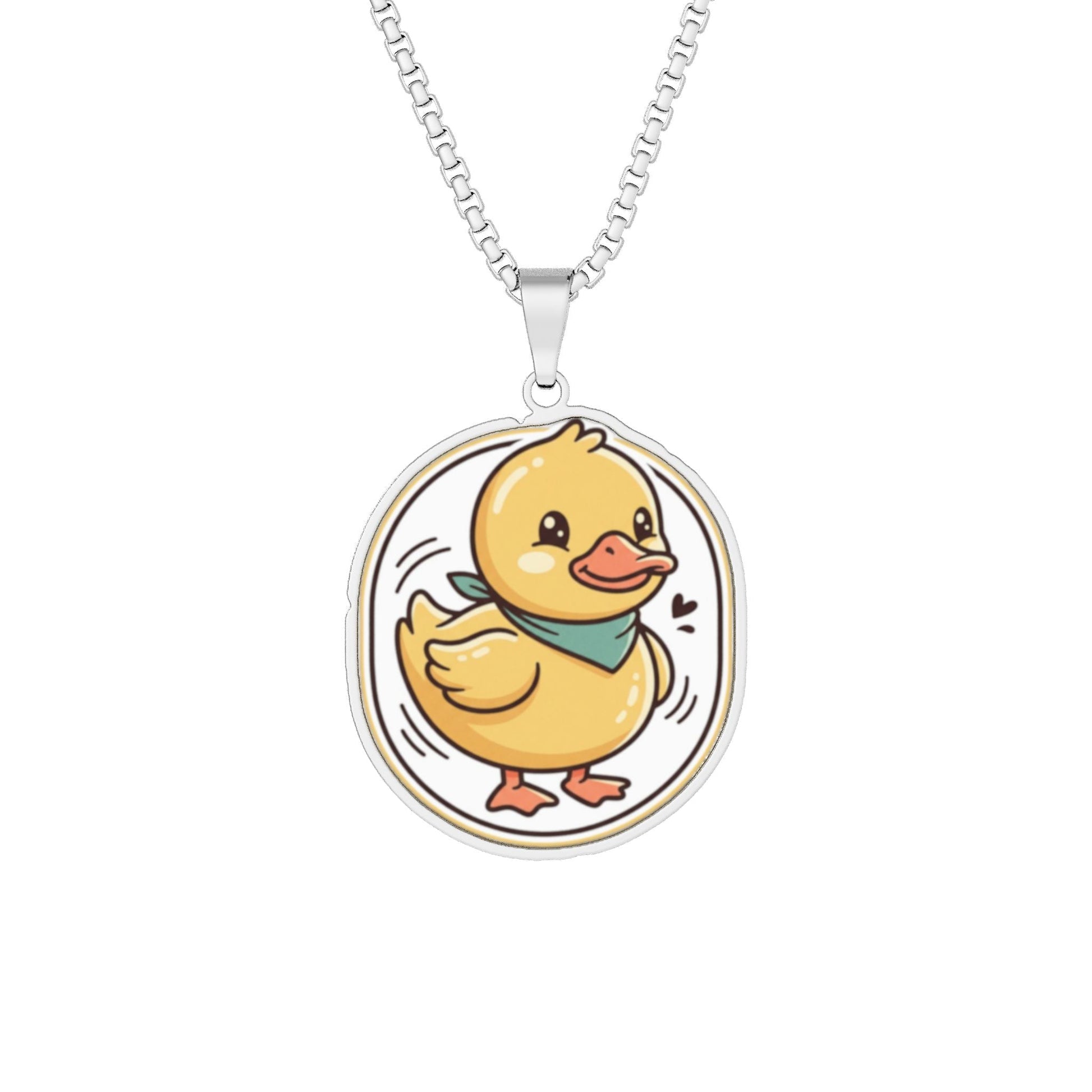 Custom Photo Square Pendant — Personalized Memorial or Keepsake Necklace - Geo Rocks The 'Tism