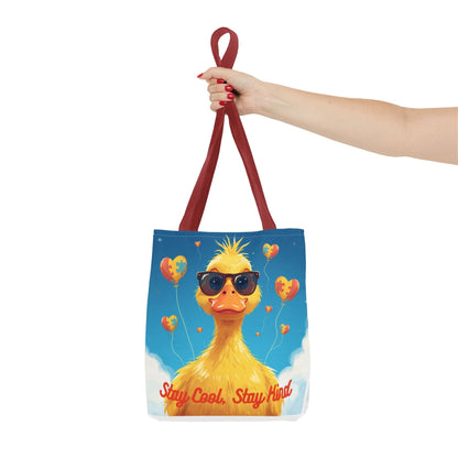 Cute Autism Awareness Gift Bag with Funny Duck Print - Geo Rocks The 'Tism