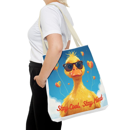 Cute Autism Awareness Gift Bag with Funny Duck Print - Geo Rocks The 'Tism