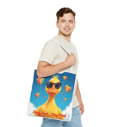 Cute Autism Awareness Gift Bag with Funny Duck Print - Geo Rocks The 'Tism