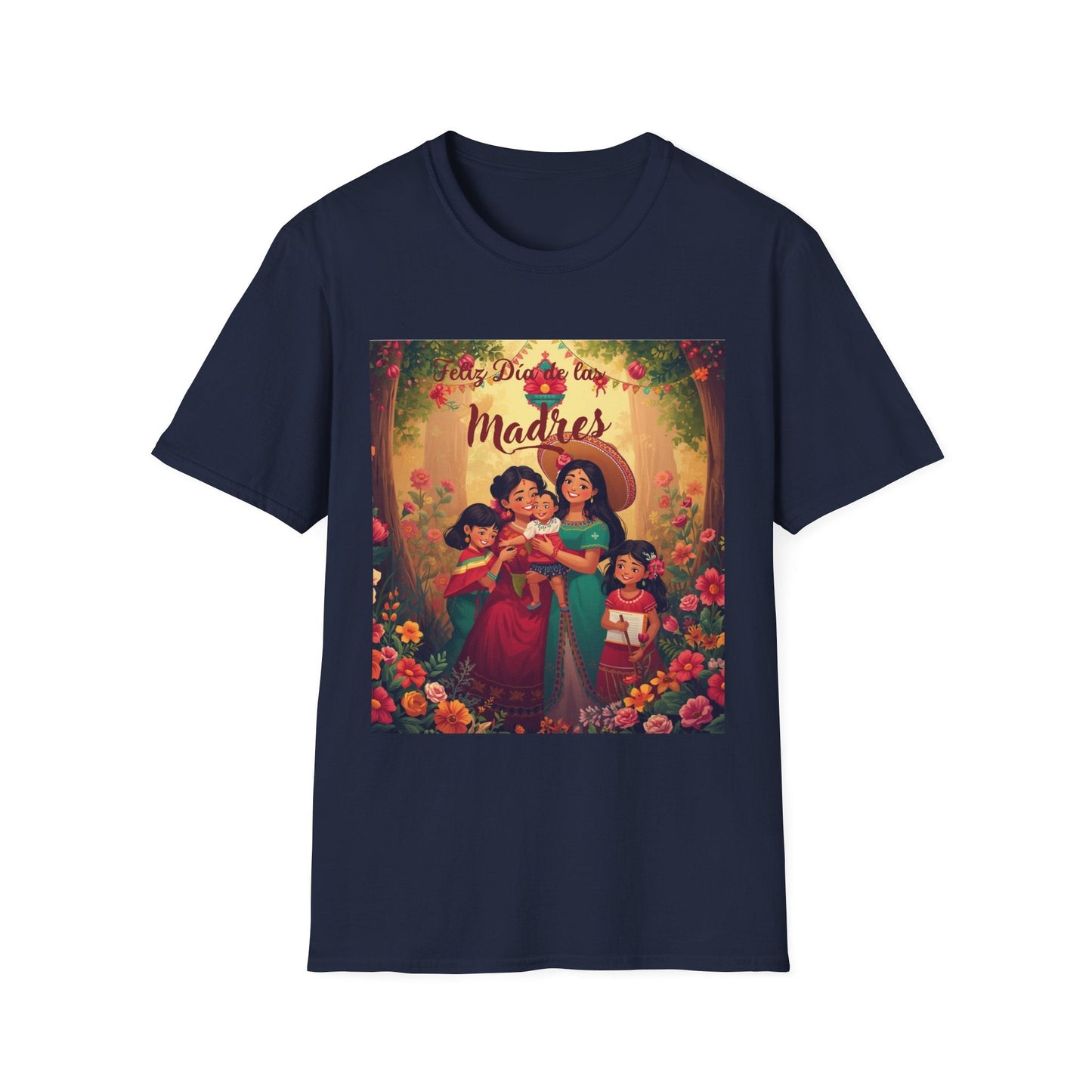 Día de las Madres Floral Family T-Shirt - "Madres Familia" Tribute Tee | Sizes S–3XL - Geo Rocks The 'Tism