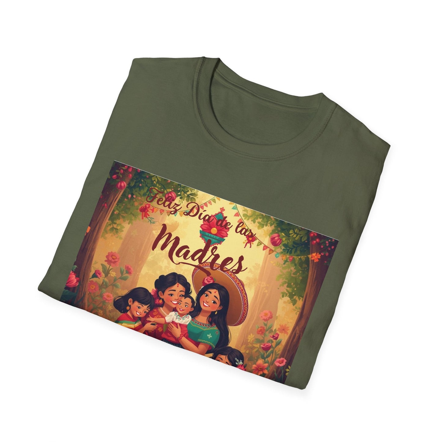 Día de las Madres Floral Family T-Shirt - "Madres Familia" Tribute Tee | Sizes S–3XL - Geo Rocks The 'Tism