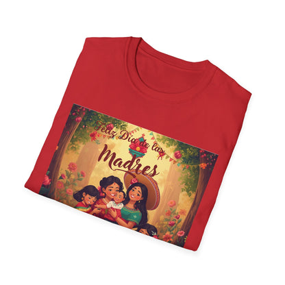 Día de las Madres Floral Family T-Shirt - "Madres Familia" Tribute Tee | Sizes S–3XL - Geo Rocks The 'Tism