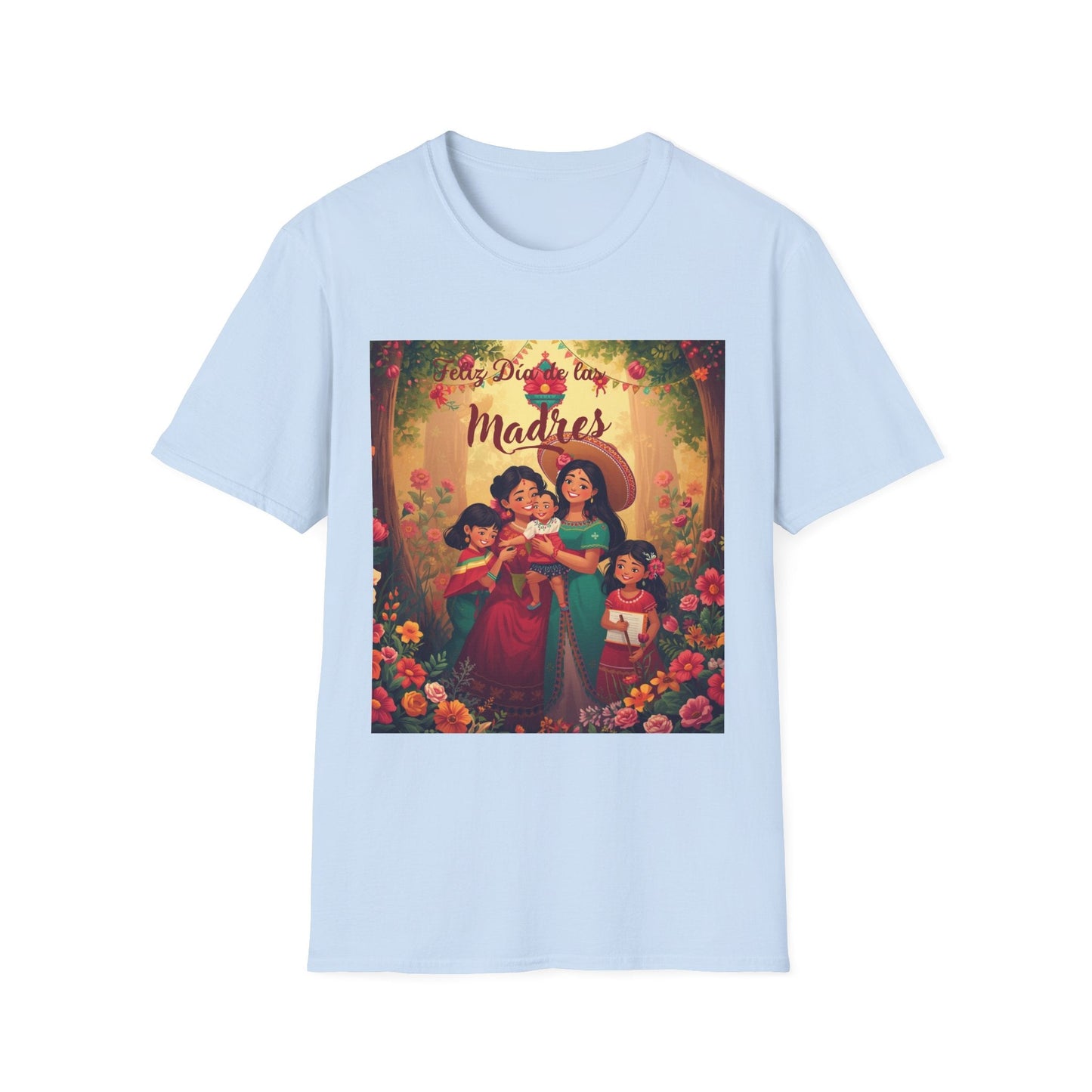 Día de las Madres Floral Family T-Shirt - "Madres Familia" Tribute Tee | Sizes S–3XL - Geo Rocks The 'Tism