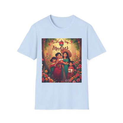 Día de las Madres Floral Family T-Shirt - "Madres Familia" Tribute Tee | Sizes S–3XL - Geo Rocks The 'Tism