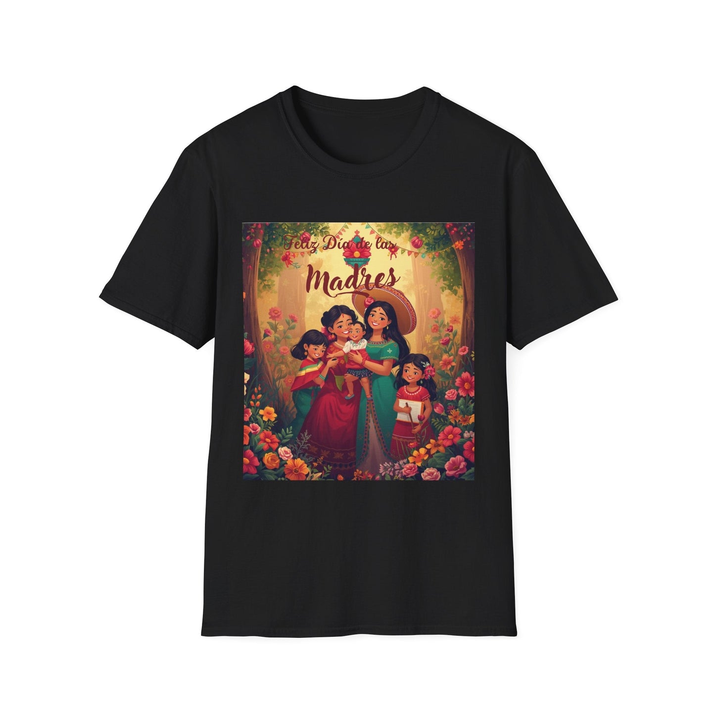 Día de las Madres Floral Family T-Shirt - "Madres Familia" Tribute Tee | Sizes S–3XL - Geo Rocks The 'Tism