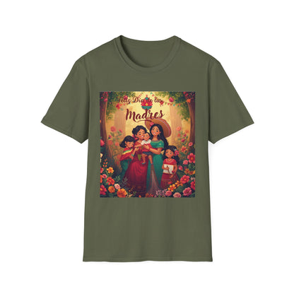 Día de las Madres Floral Family T-Shirt - "Madres Familia" Tribute Tee | Sizes S–3XL - Geo Rocks The 'Tism