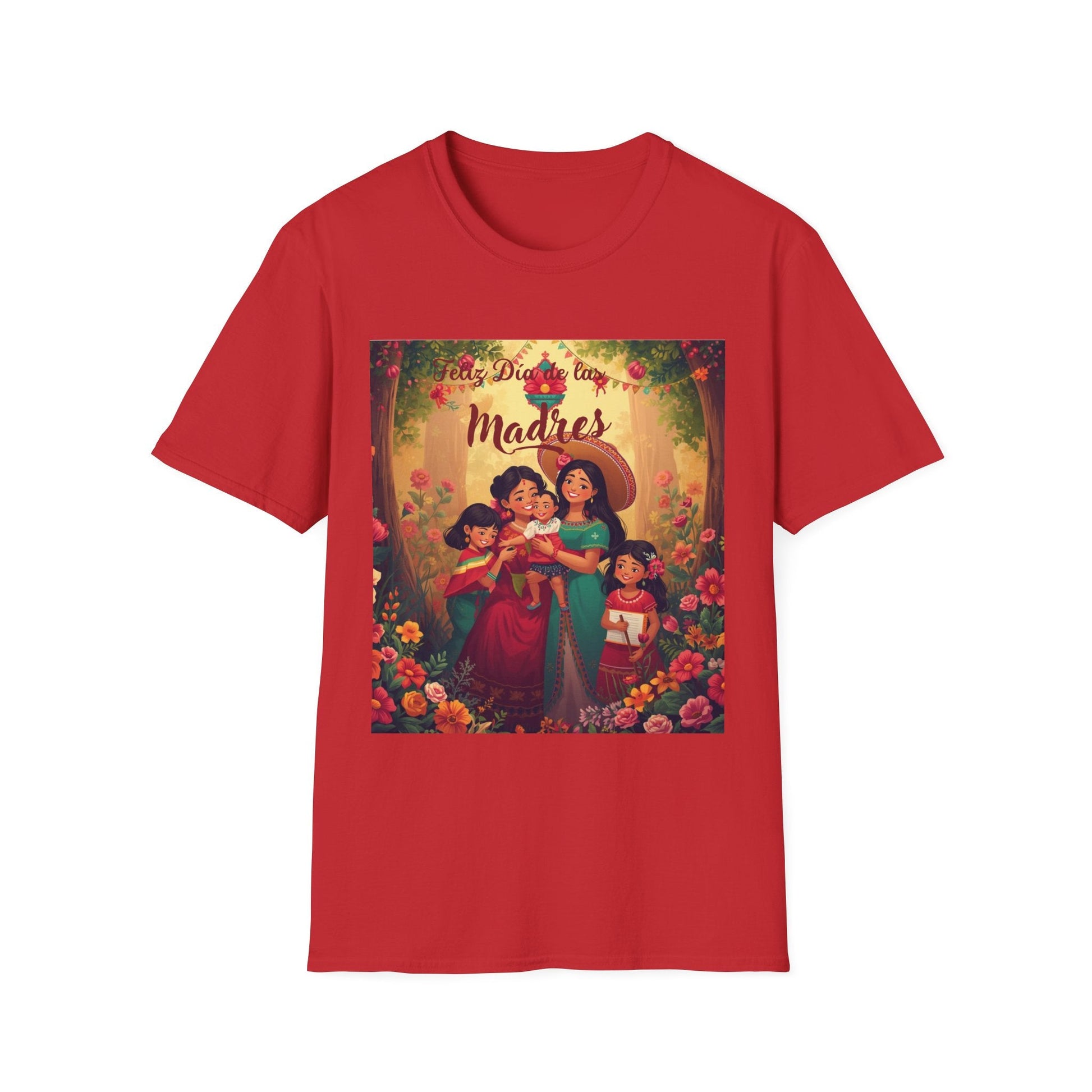 Día de las Madres Floral Family T-Shirt - "Madres Familia" Tribute Tee | Sizes S–3XL - Geo Rocks The 'Tism