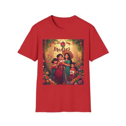 Día de las Madres Floral Family T-Shirt - "Madres Familia" Tribute Tee | Sizes S–3XL - Geo Rocks The 'Tism