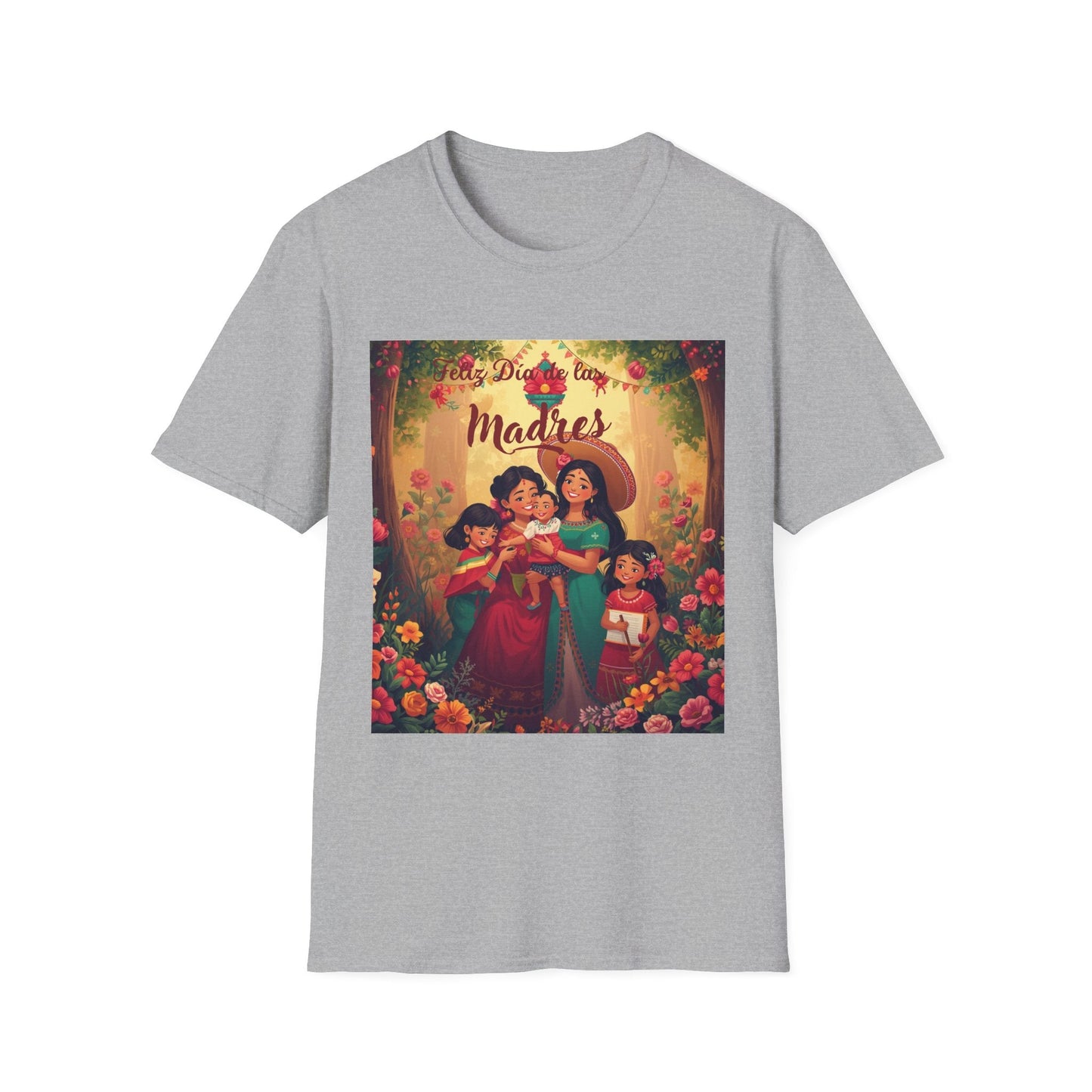 Día de las Madres Floral Family T-Shirt - "Madres Familia" Tribute Tee | Sizes S–3XL - Geo Rocks The 'Tism
