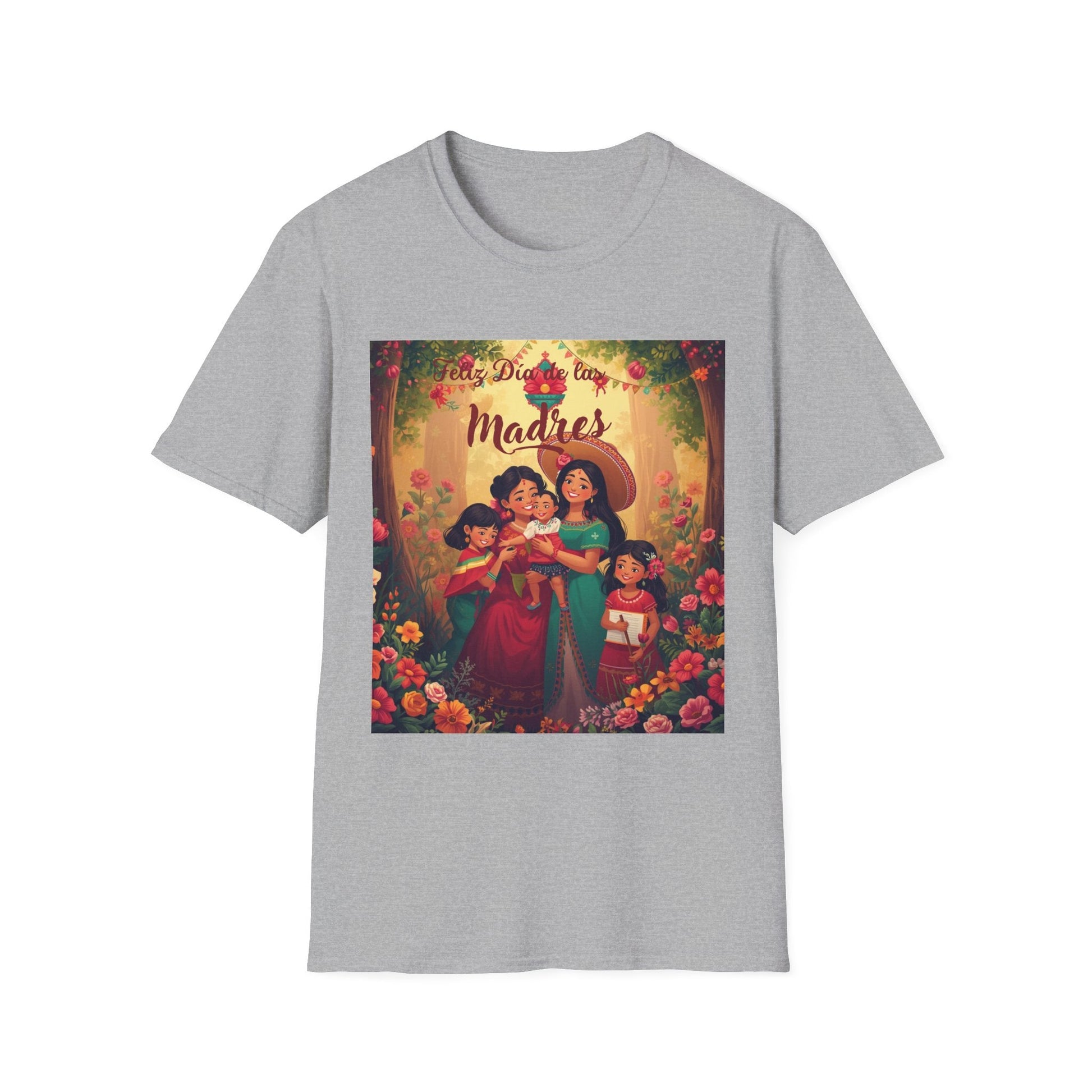 Día de las Madres Floral Family T-Shirt - "Madres Familia" Tribute Tee | Sizes S–3XL - Geo Rocks The 'Tism