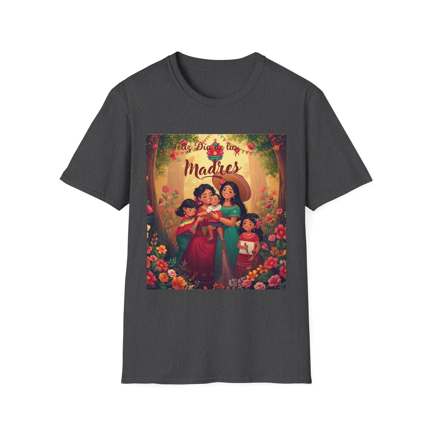 Día de las Madres Floral Family T-Shirt - "Madres Familia" Tribute Tee | Sizes S–3XL - Geo Rocks The 'Tism