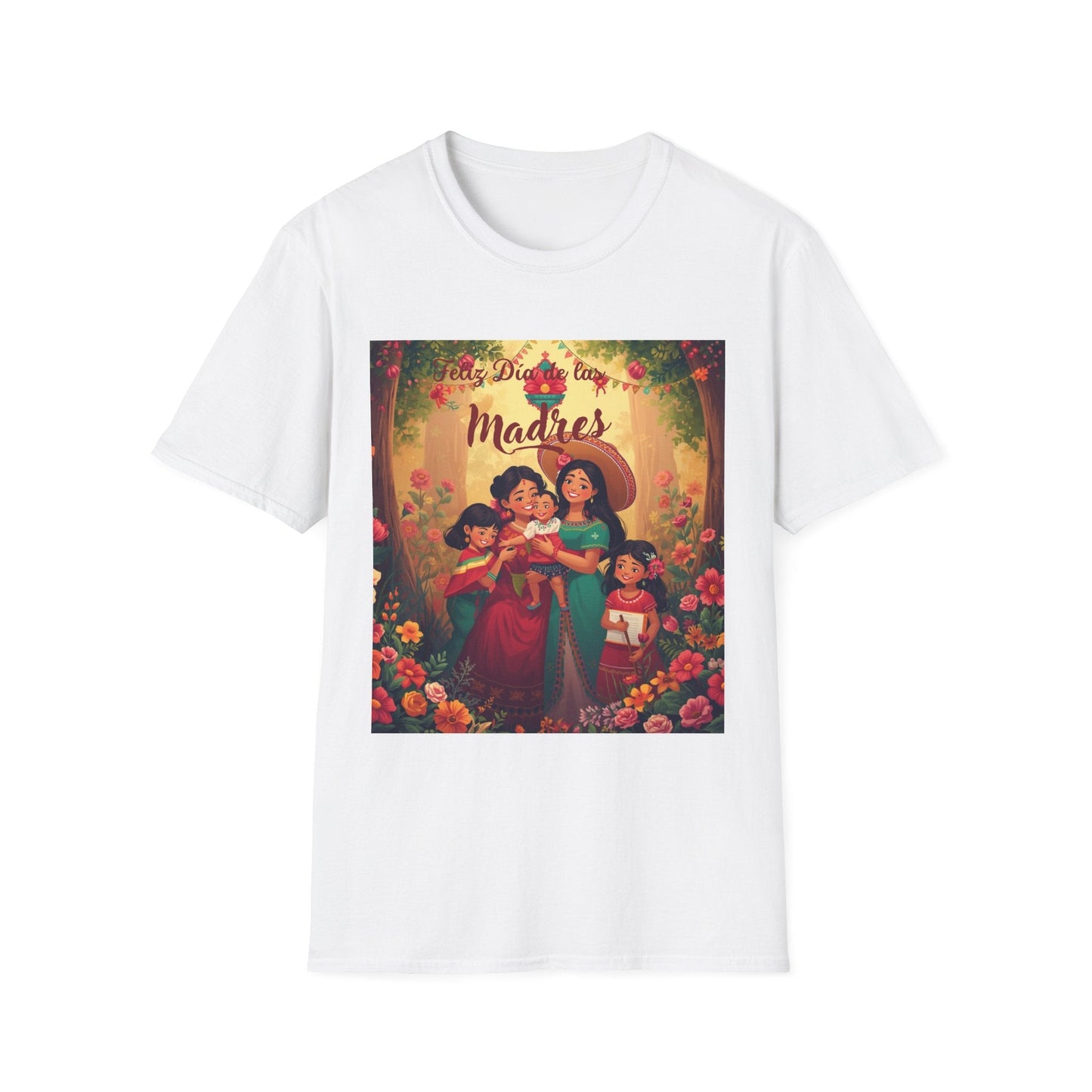 Día de las Madres Floral Family T-Shirt - "Madres Familia" Tribute Tee | Sizes S–3XL - Geo Rocks The 'Tism