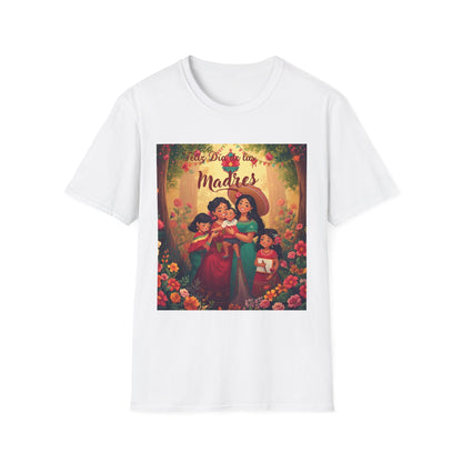Día de las Madres Floral Family T-Shirt - "Madres Familia" Tribute Tee | Sizes S–3XL - Geo Rocks The 'Tism
