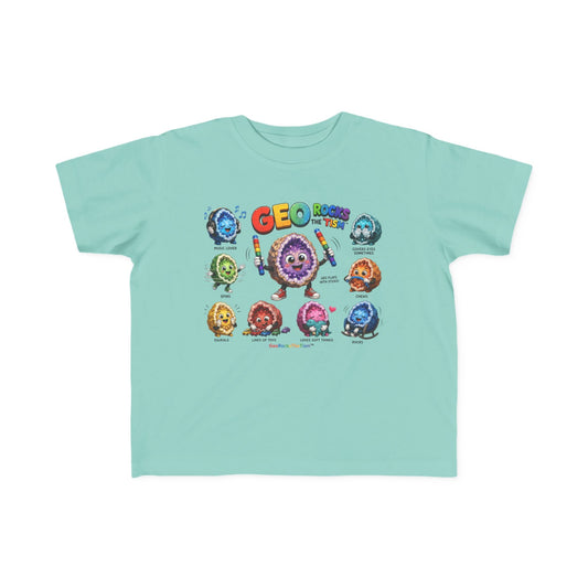 Educational Stimming Geode -Autism Self Sensory Regulation Toddler Tee - Geo Rocks The 'Tism