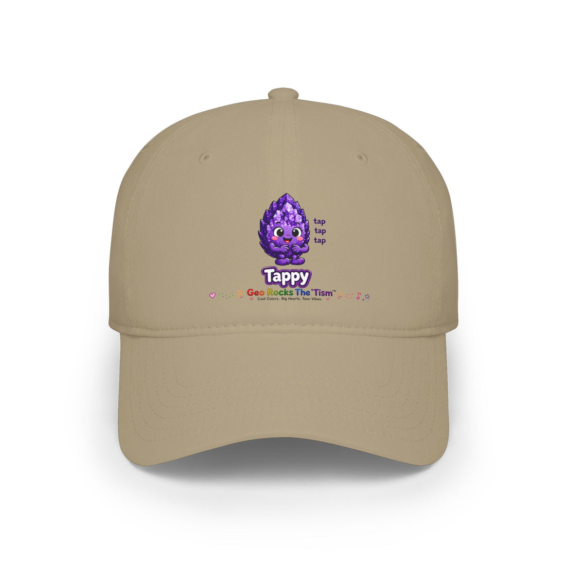 "Geo Flaps with Sticks" Stim Geode Cap - Geo Rocks The 'Tism