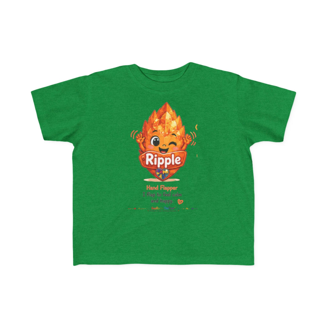 "Geo Flaps with Sticks" Stimming Geode Autism Self Sensory Regulation Toddler Tee - Geo Rocks The 'Tism