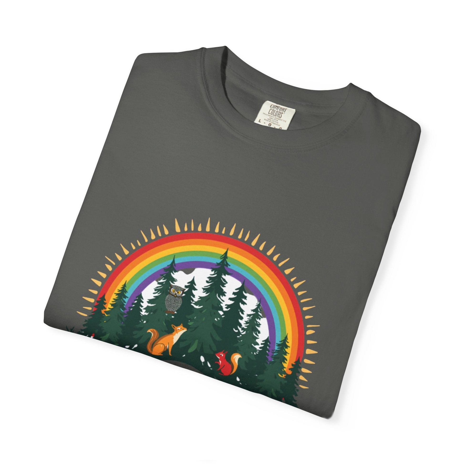 "Geo Rocks The 'Tism" Forest Design Garment - Dyed T-Shirt | Comfort Colors | 9 Colors, S–4XL - Geo Rocks The 'Tism