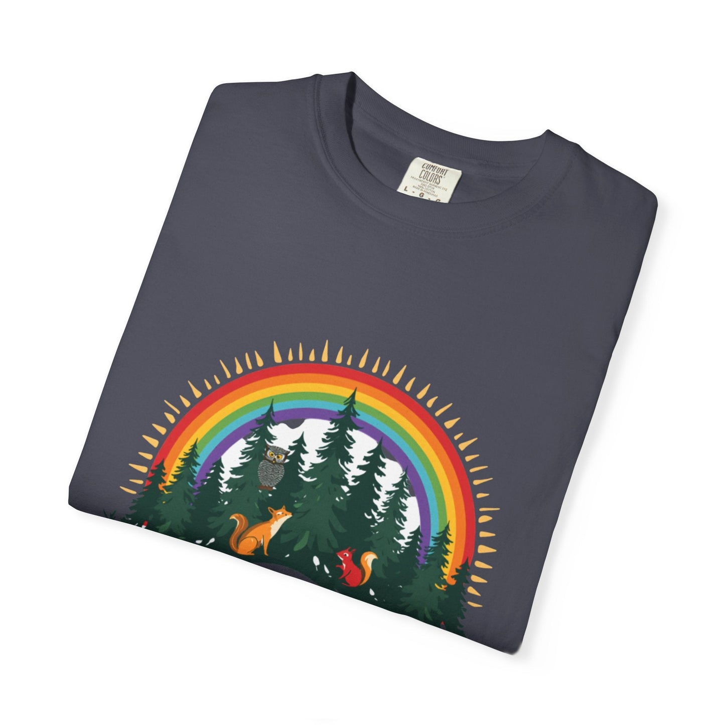 "Geo Rocks The 'Tism" Forest Design Garment - Dyed T-Shirt | Comfort Colors | 9 Colors, S–4XL - Geo Rocks The 'Tism